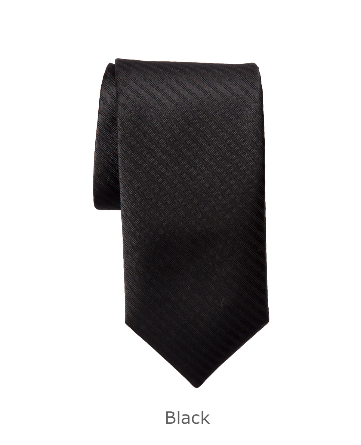 Modern Solid Thin Stripe Long Tie