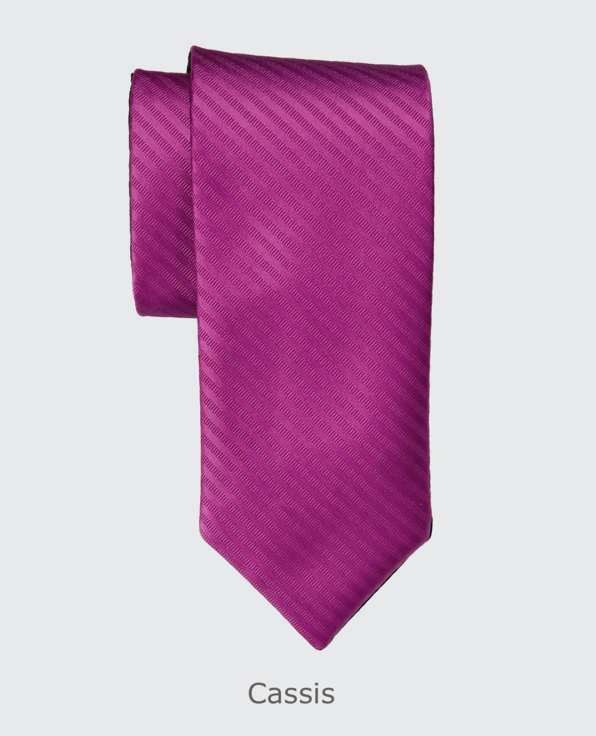 Modern Solid Thin Stripe Long Tie