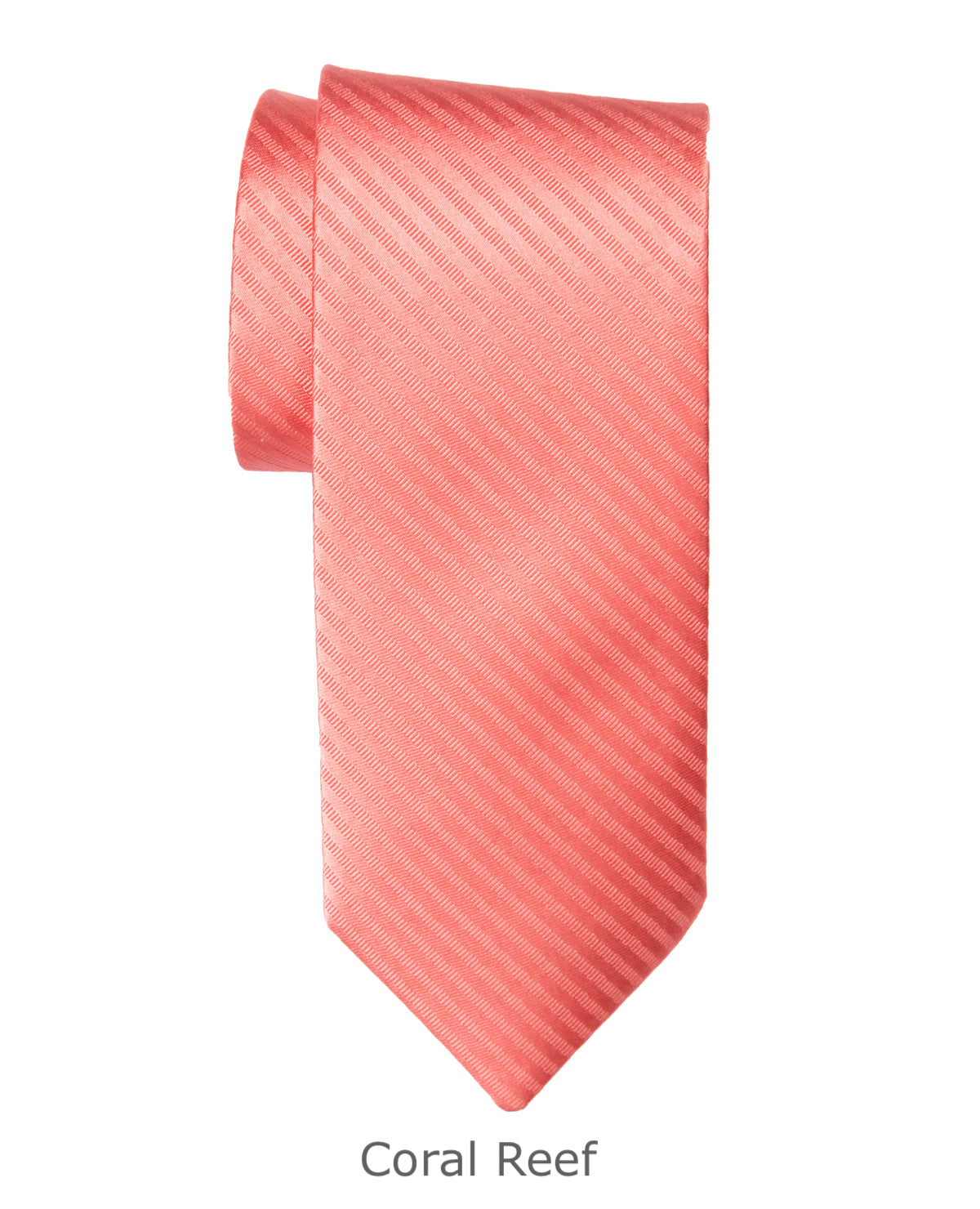 Modern Solid Thin Stripe Long Tie