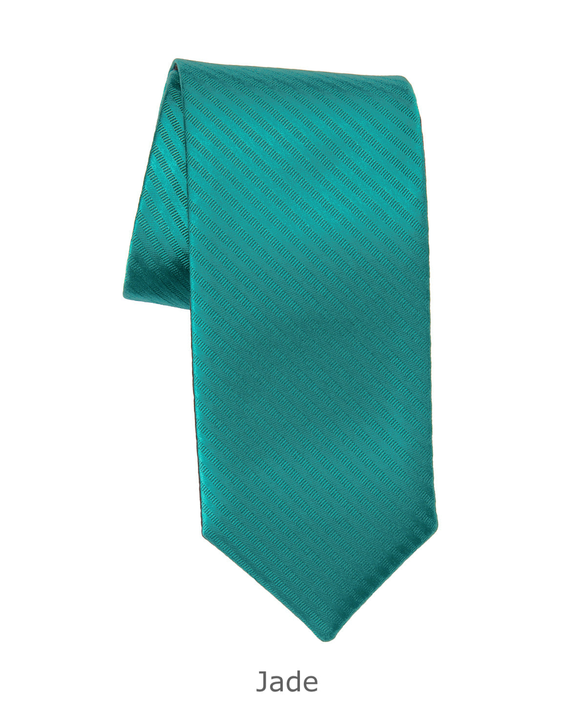 Modern Solid Thin Stripe Long Tie