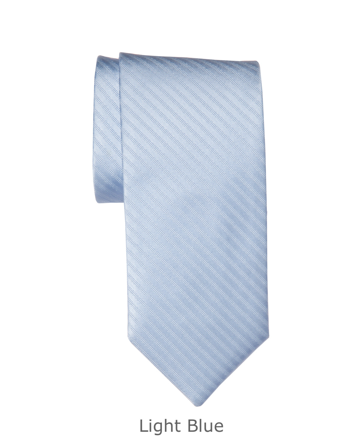 Modern Solid Thin Stripe Long Tie