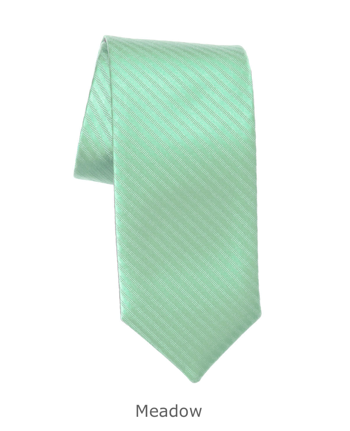 Modern Solid Thin Stripe Long Tie