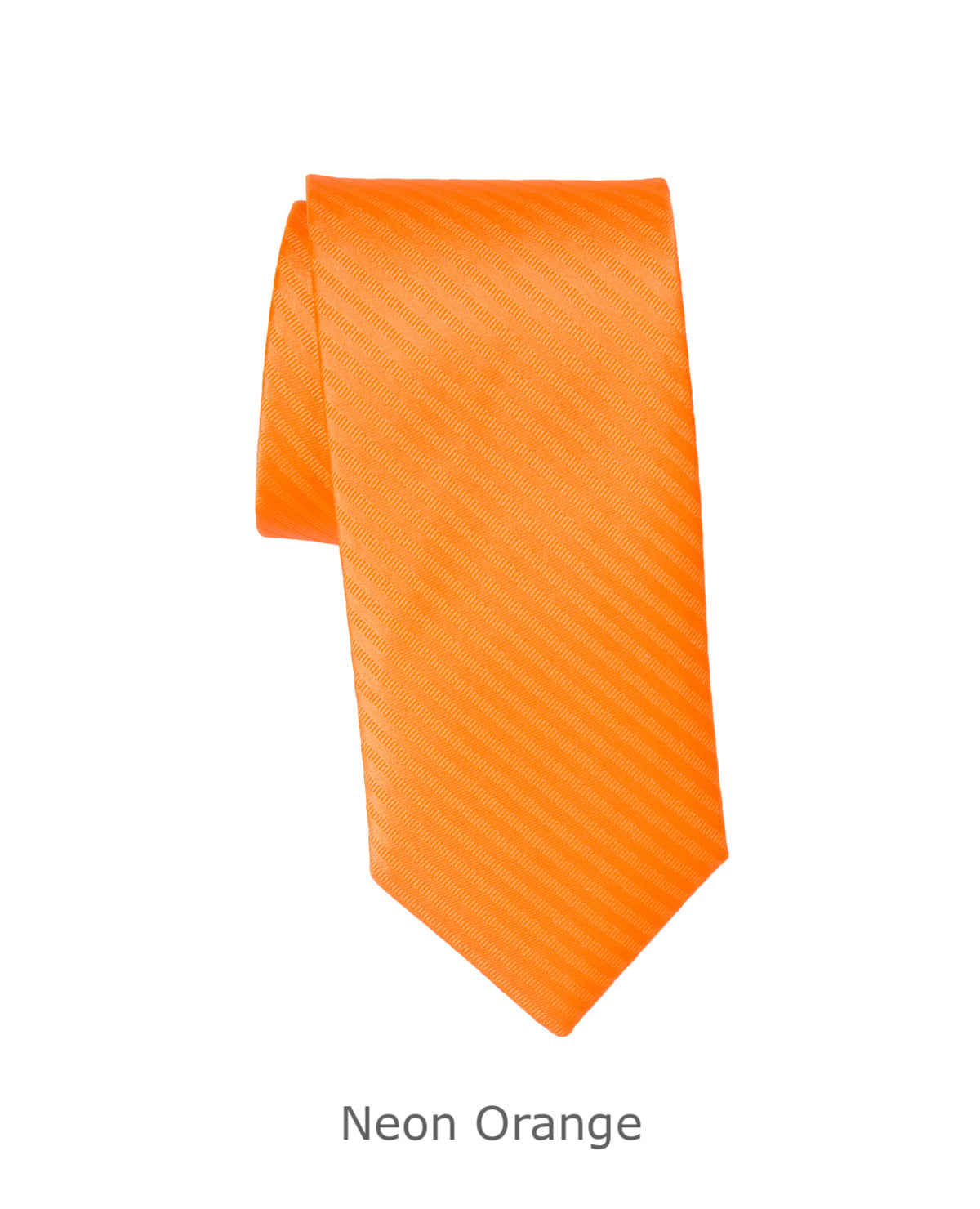 Modern Solid Thin Stripe Long Tie