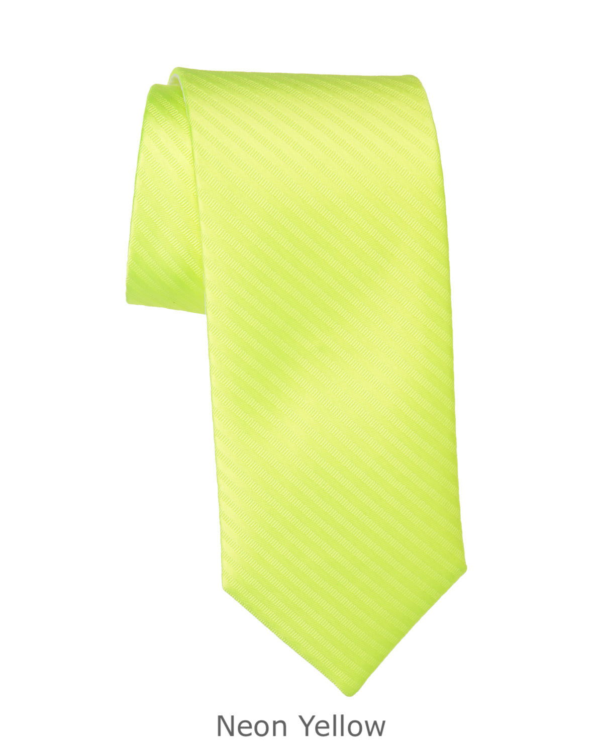 Modern Solid Thin Stripe Long Tie