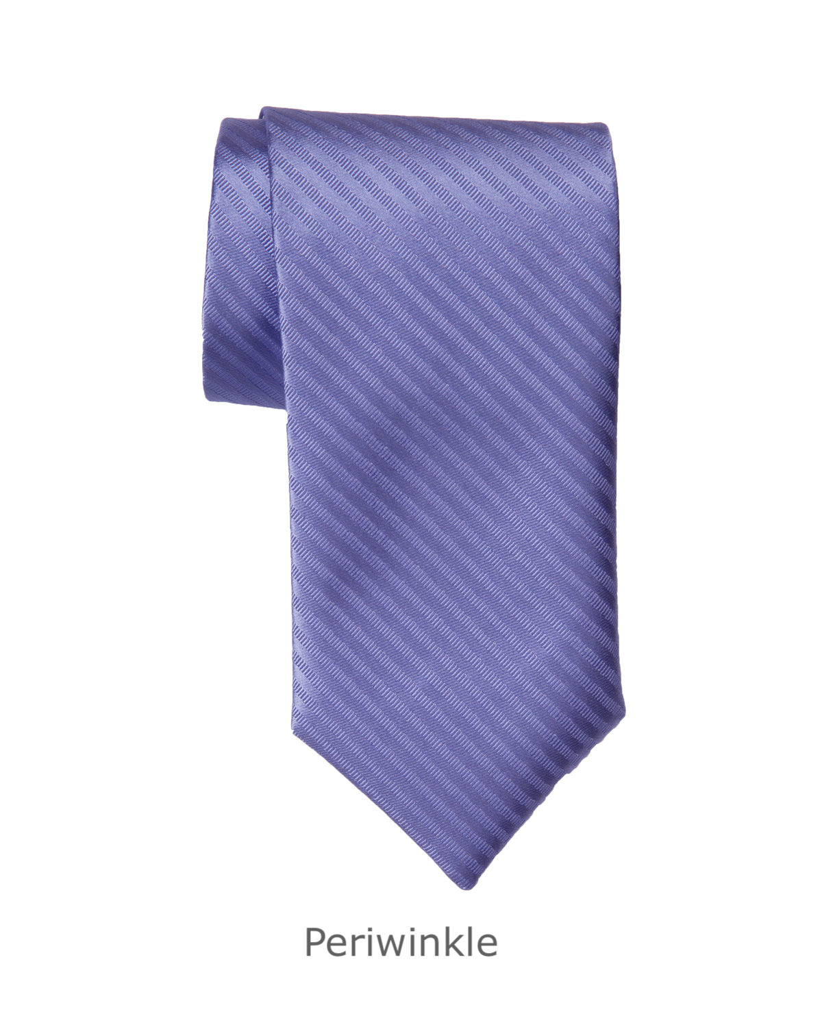 Modern Solid Thin Stripe Long Tie