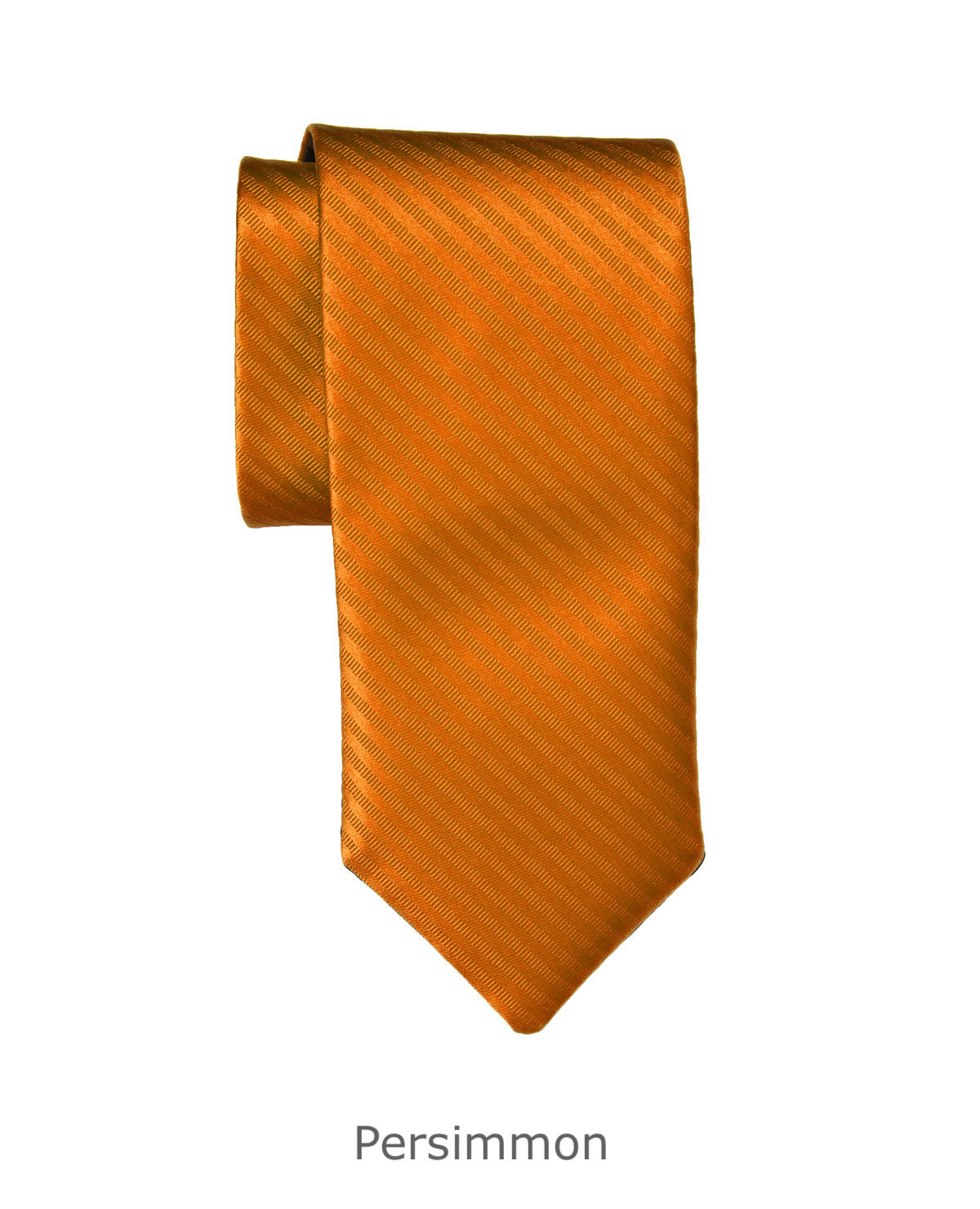 Modern Solid Thin Stripe Long Tie