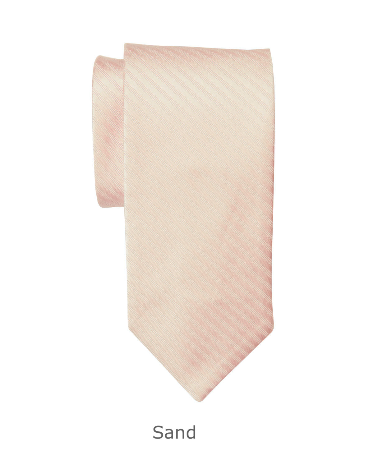 Modern Solid Thin Stripe Long Tie