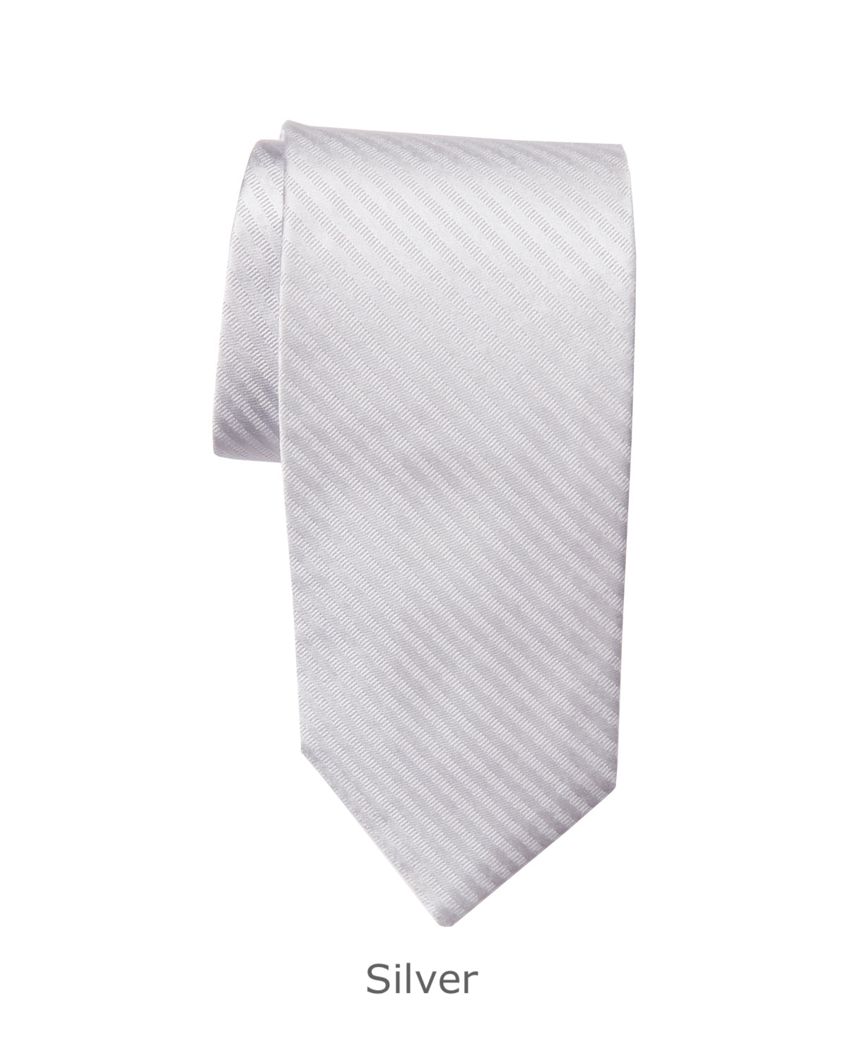 Modern Solid Thin Stripe Long Tie