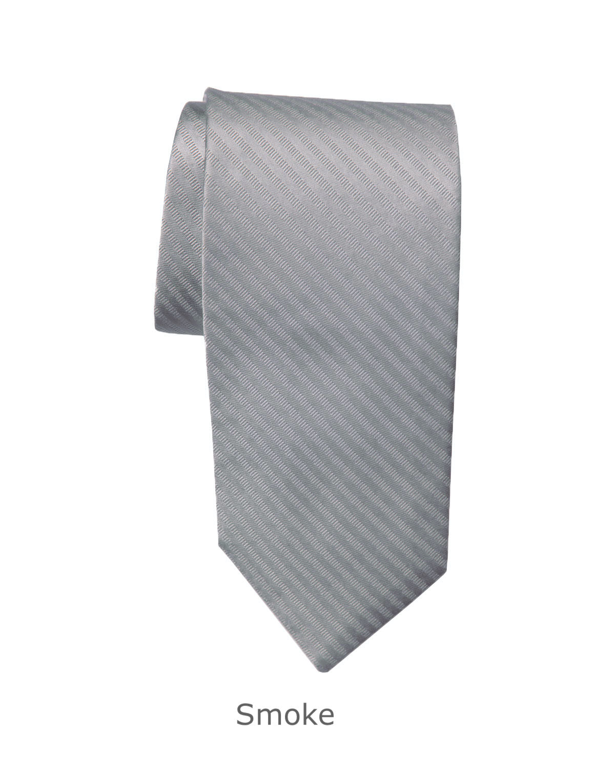 Modern Solid Thin Stripe Long Tie