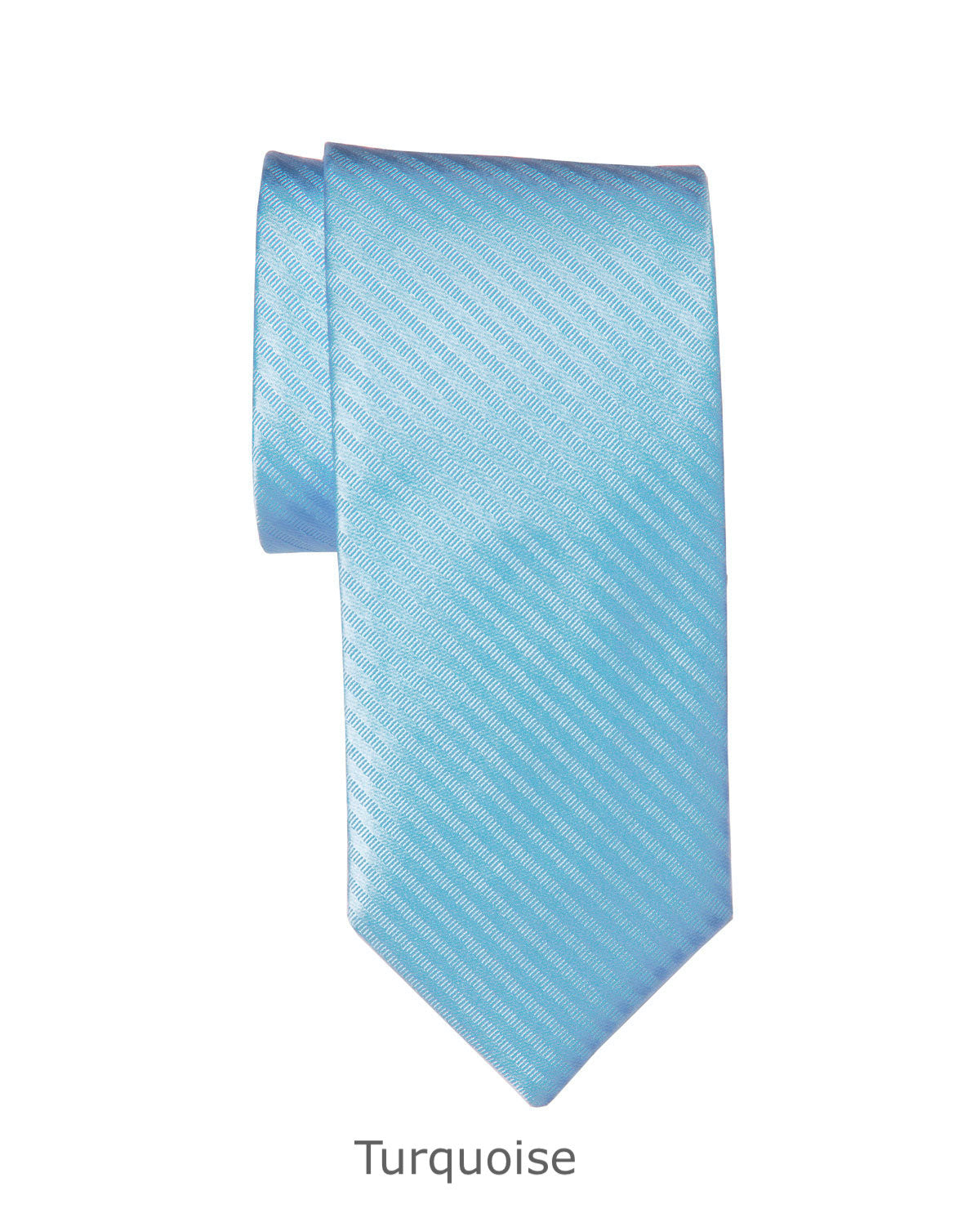 Modern Solid Thin Stripe Long Tie