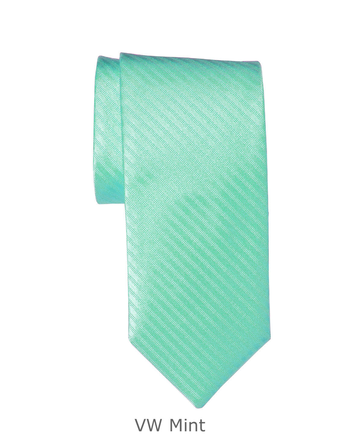 Modern Solid Thin Stripe Long Tie