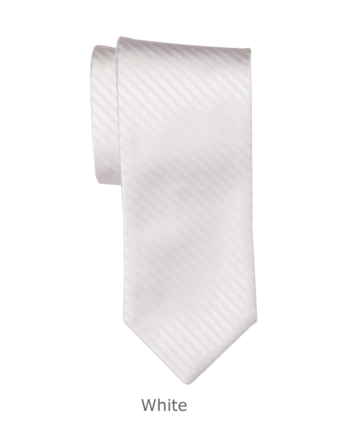 Modern Solid Thin Stripe Long Tie