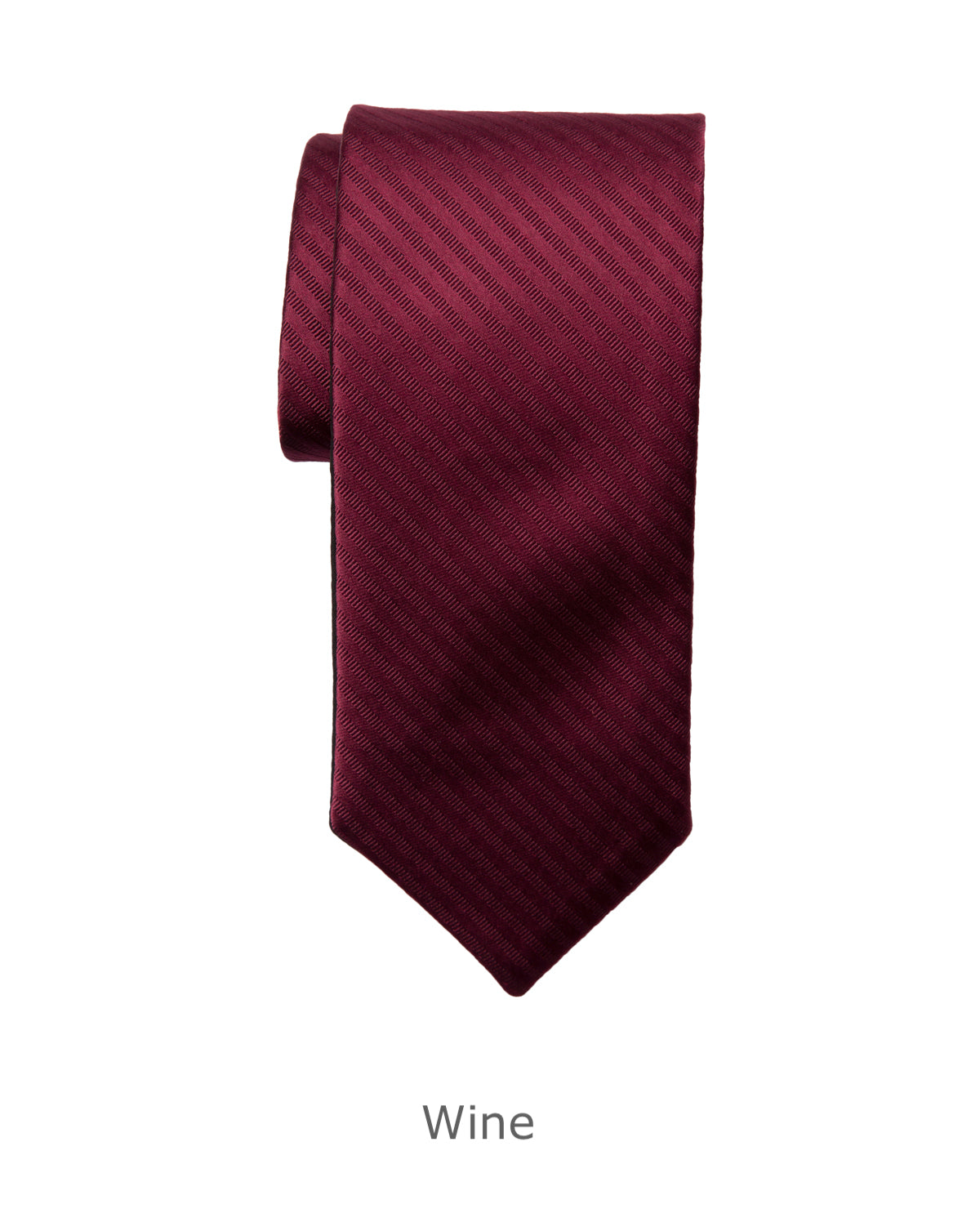 Modern Solid Thin Stripe Long Tie