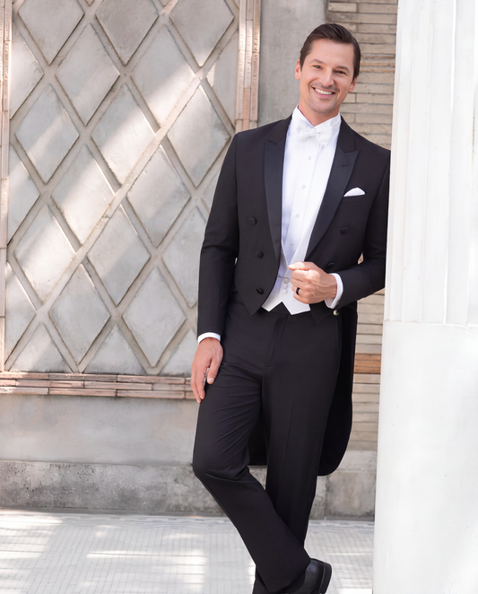 Couture 1910 Black Crowne Tuxedo with Tails