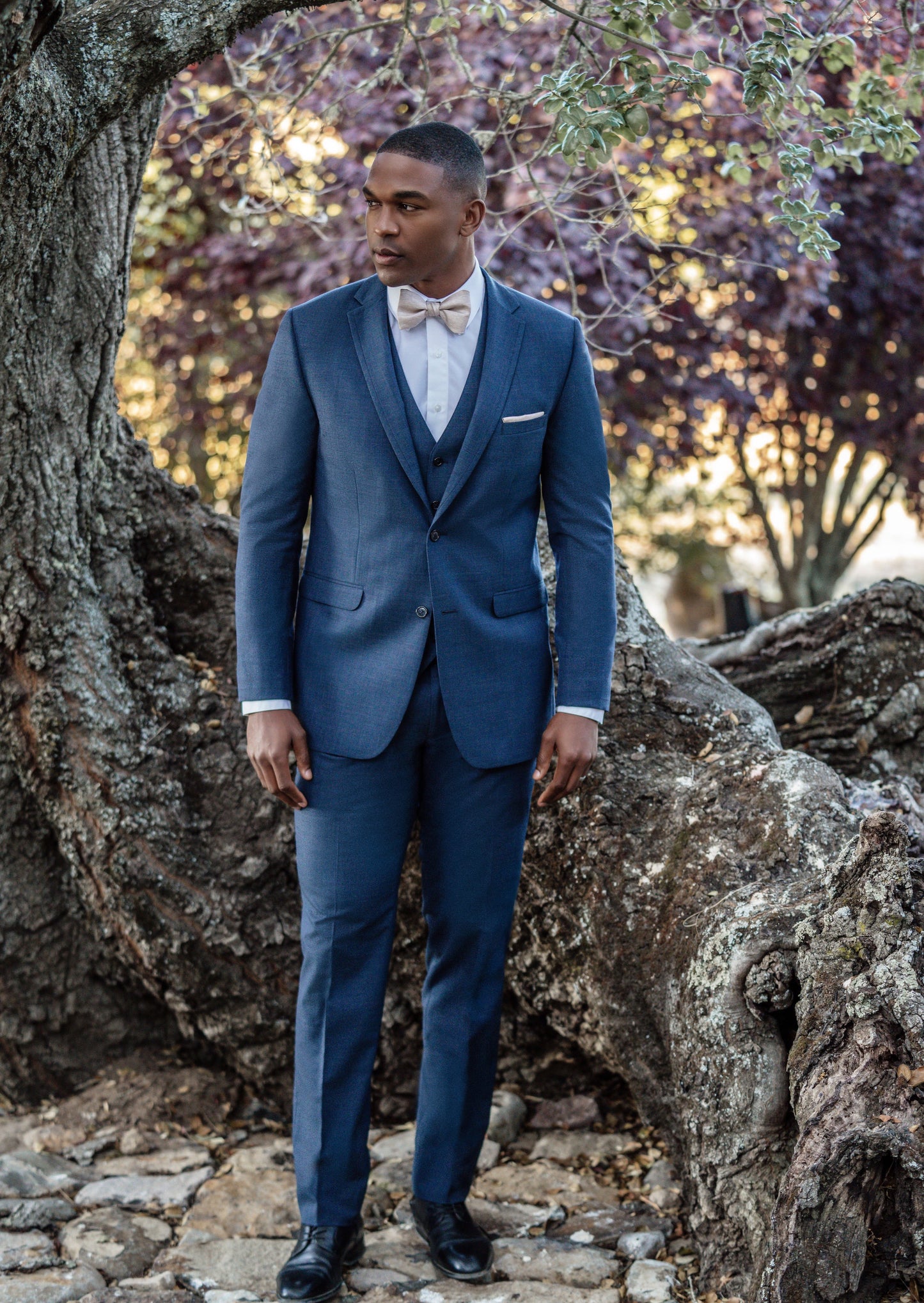 Ridge Denim Blue Suit by Allure Men Ridge Denim Blue Suit by Allure Men