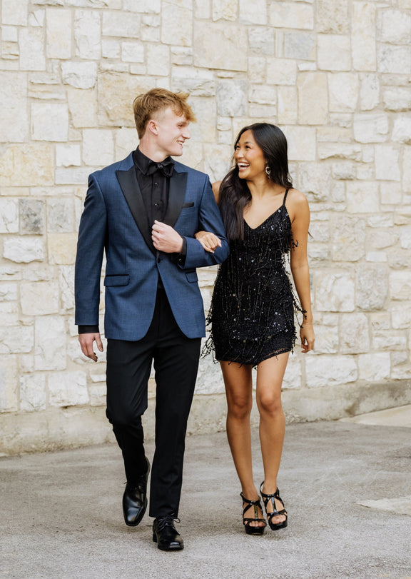 Ridge Denim Blue Tuxedo by Allure Men Geno's Formal Affair