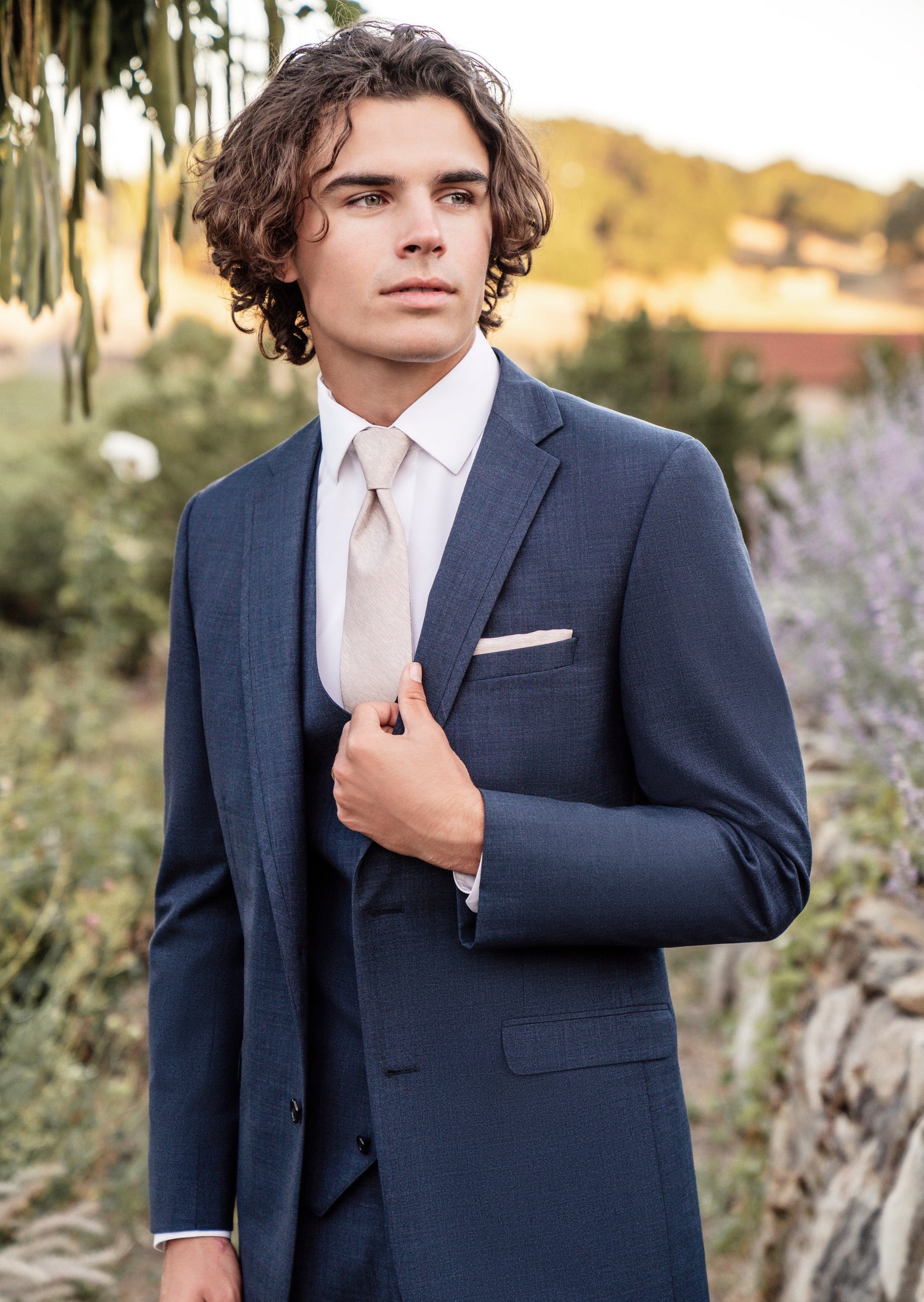 mens denim dress suits Suit by @Suitsupply