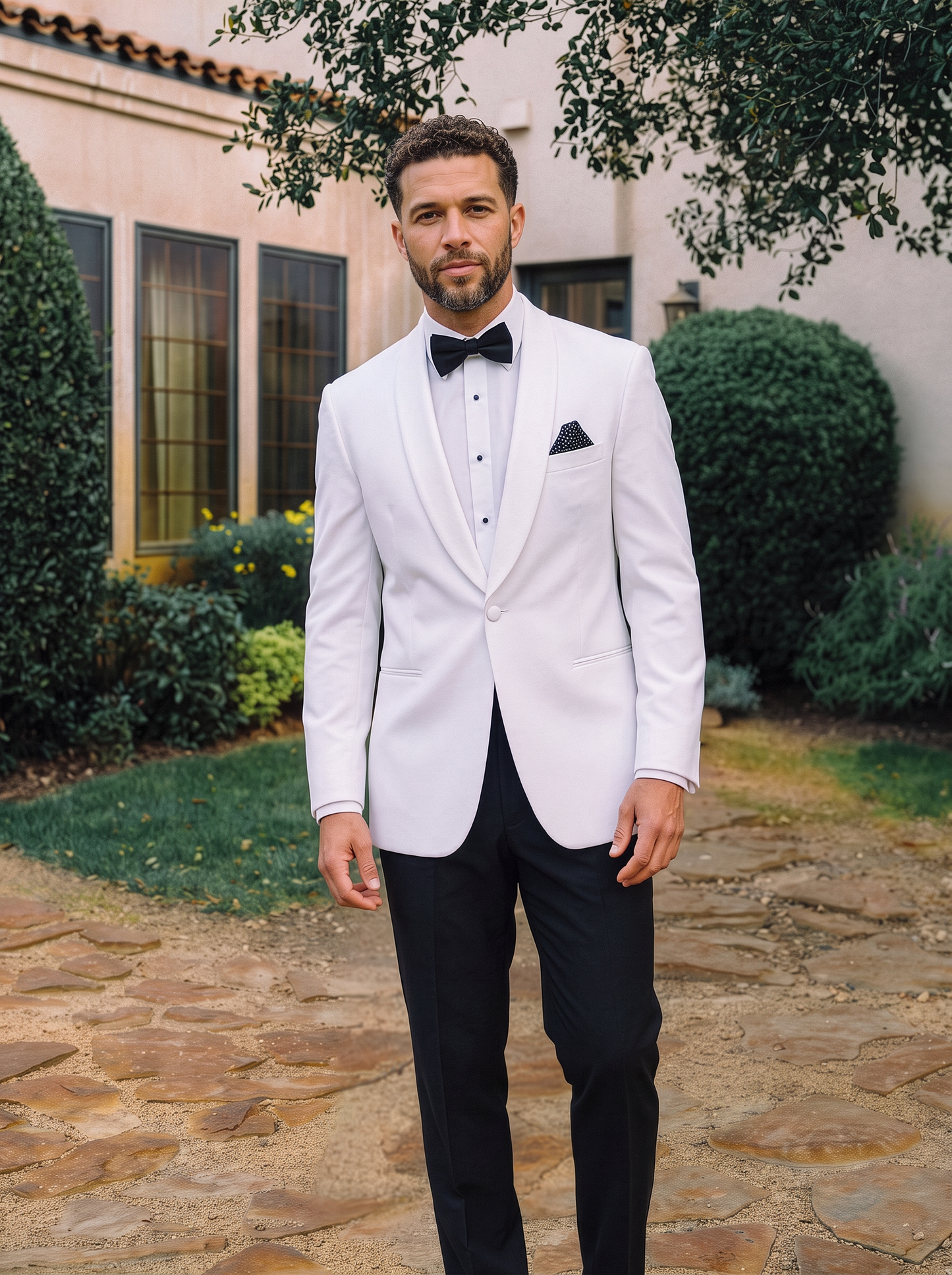Couture 1910 White Milan Tuxedo