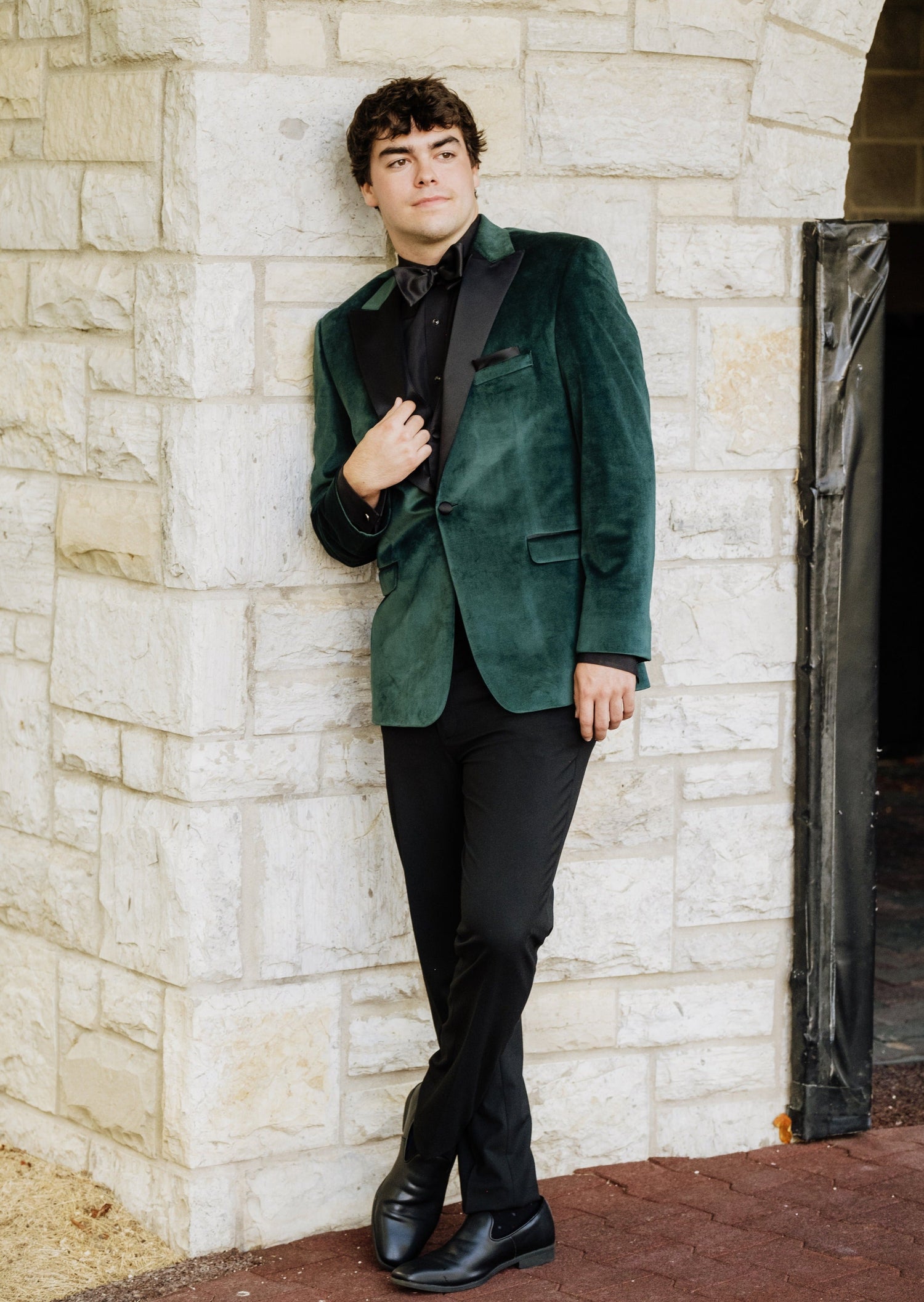 Allure Men Green Velvet Tuxedo Allure Men Green Velvet Tuxedo