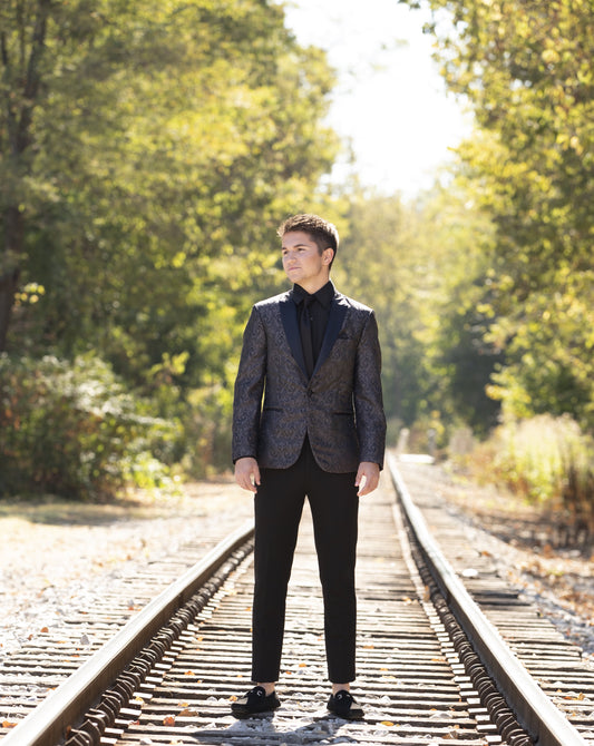 Couture 1910 Charcoal Paisley