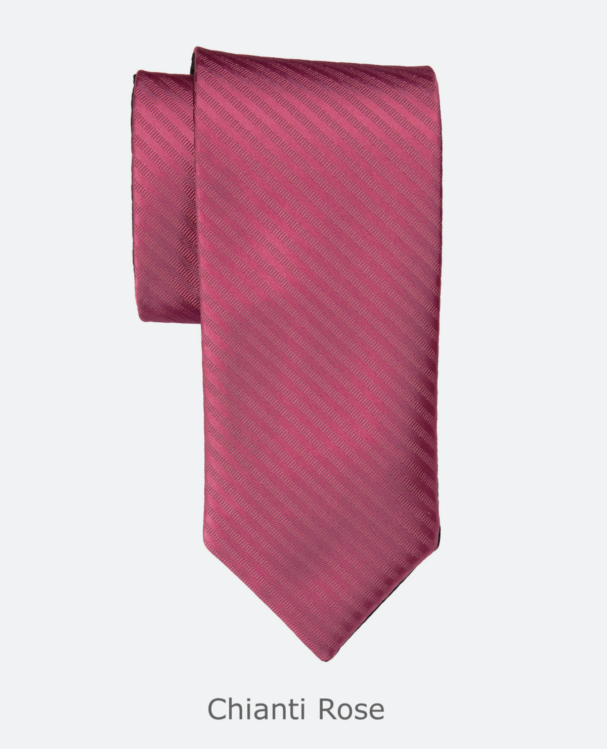 Modern Solid Thin Stripe Long Tie